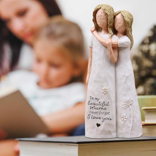 Figurita Decorativa de Madre e Hija en Resina miniatura 5
