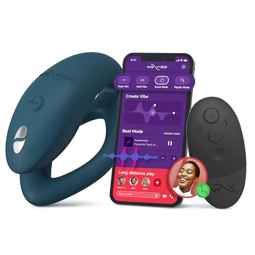 We-Vibe Sync O Couples Vibrator, 10 Vibrations, Vibrators for Women, Green