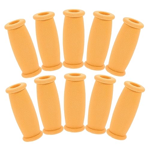 BUTIFULSIC 10pcs Crutch Accessories Crutch Grips Replacement Crutch Aluminum Crutches Cushions Crutch Underarm Pillow Crutch Hand Grip Crutch Handle Covers Crutch Padded Elastomer Yellow