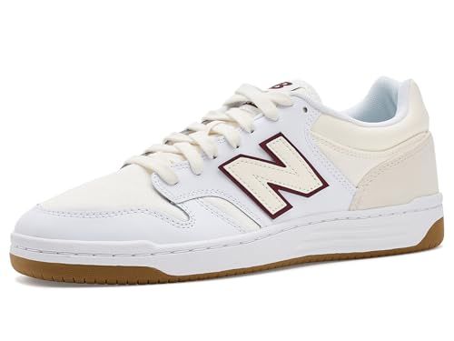 New Balance Unisex BB480L v1 Sea Salt/Classic Crimson Men's...