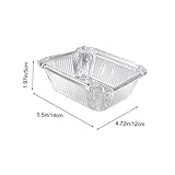 Zoom IMG-1 holidyoyo 30pezzi vaschette alluminio per Zoom IMG-1 holidyoyo 30pezzi vaschette alluminio per