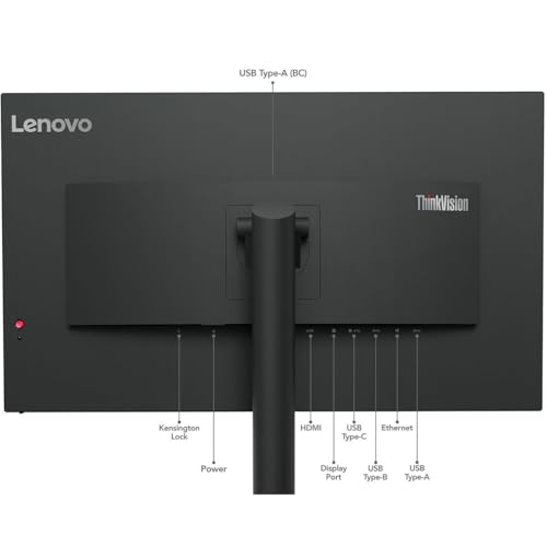 Image of Lenovo ThinkVision T22i-30 21.5 Full HD WLED LCD Monitor - 16:9 - Raven Black