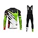 Uglyfrog Bike Wear Ropa Bicicleta Invierno Fleece Warm Hombre Mangas Largas Poliéster+Lycra Tanspirable con 3D Badana Antiprostática Traje MTB para Bici
