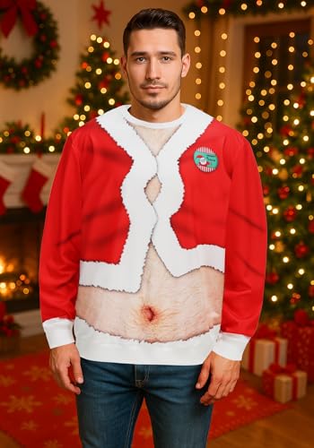 Santa Belly Costume Sweatshirt, alternative view 2