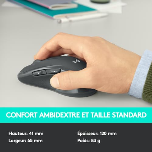Logitech MK545 ADVANCED clavier souris sans fil QWERTY US noir - 6
