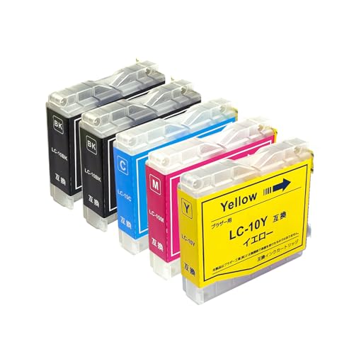 LC10 互換インクカートリッジ 4色パック LC10BK×2+LC10(C/M
