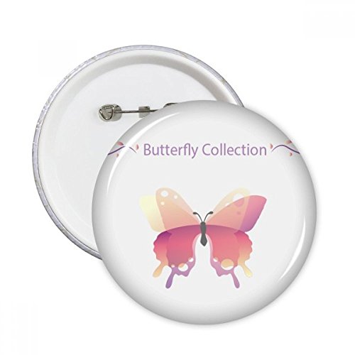Badge rose papillon bouton rond pour personnaliser un vêtement basique sans couture