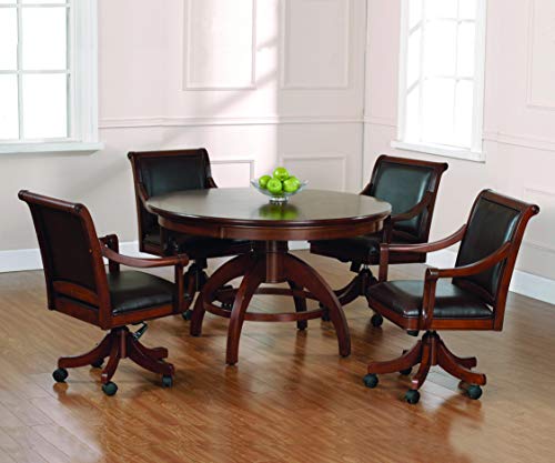 Hillsdale Palm Springs Caster Chair. Medium Brown Cherry