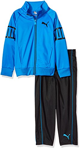PUMA Boys' Little Track Set, Black, 5