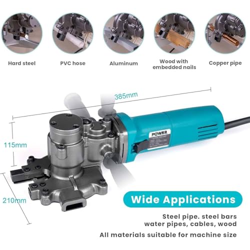 Máquina elétrica de corte de vergalhões, serra manual de corte a frio de vergalhões, máquina de cort