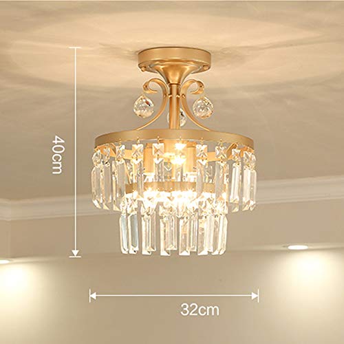 Plafond lampe chambre à coucher cristal pour créer un cocon de douceur - 4
