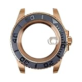 Gladiaond 1 cassa for orologio in acciaio inossidabile da 40 mm, resistente a 20 ATM, vetro zaffiro for movimenti Eta2824, cinturino Oyster(No strap 37)