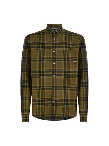 Chemise Tommy Hilfiger verte Mw0mw33319 pour vos sorties décontractées