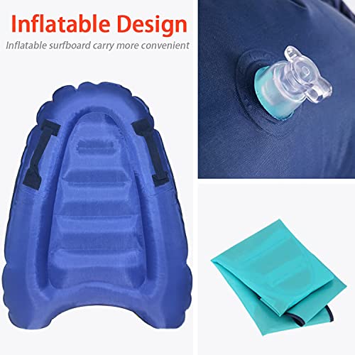 Portable Inflatable Surfboard, Lightweight Swimming Pool Float With Handles For Travel, Learning To Swim, Beach Surfing, Summer Water Entertainment For Kids And Adults #TOP4