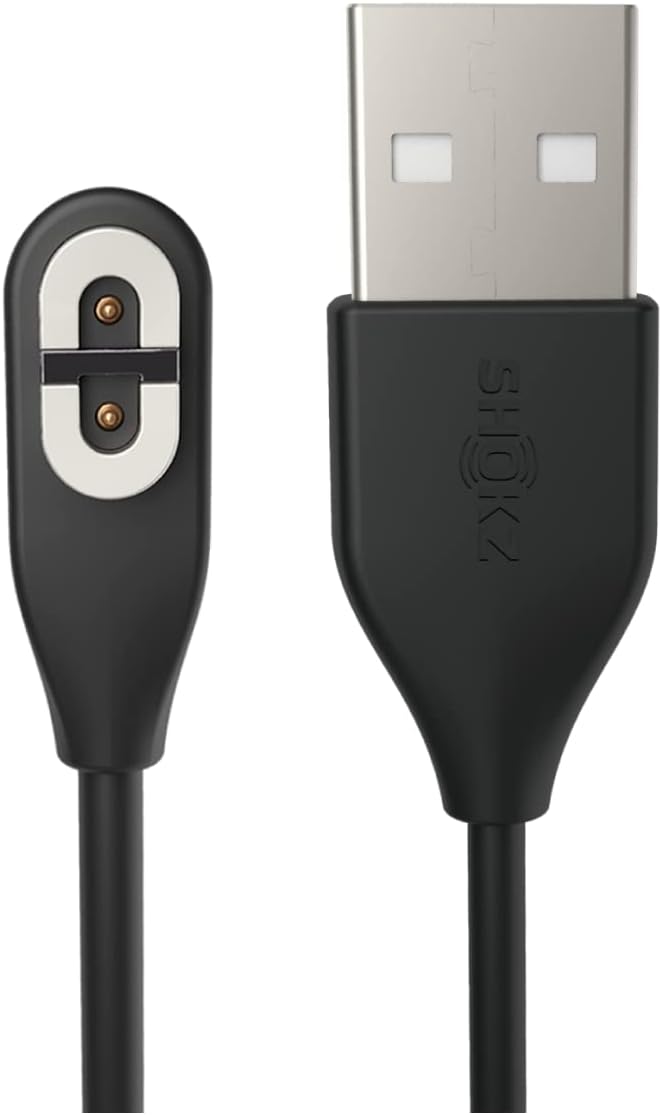SHOKZ Magnetic Charger Cord Compatible OpenRun Pro/OpenRun, Includes Reinforced connectors and a Durable, Tangle-Free Cable Designed to Last