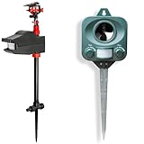 1x Pestbye® Battery Operated Cat Repellent & 1x Pestbye® Jet Spray Cat Scarer - Repeller Pack