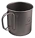 Valtcan 450ml Titanium Camping Cup with Tight Lid 15.2oz or 1.9 Cups Capacity