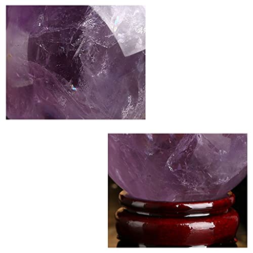 Sphère de cristal en améthyste naturelle pour décoration chic - 8