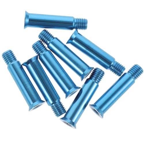 KOMBIUDA 8pcs Roller Skate Axle Screw Kit Inline Skates Bearings Screws Skating Shoes Repair Alloy Material