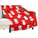 Cómo se llama la tela que es dura: Descubre los tejidos rígidos FWJZDSP Manta de Forro Polar de Franela con diseño de Alpaca navideña, Llama navideña de 50 x 60 Pulgadas, Manta Suave para sofá, acogedora, cálida y Ligera