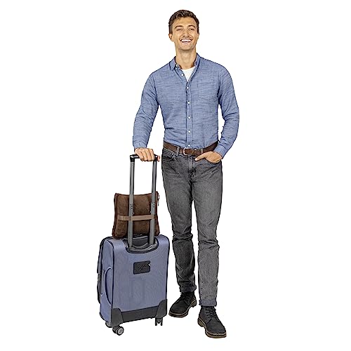 Image of BlueHills Premium Soft Travel Blanket Pillow Airplane Blanket Soft Bag Pillow case with Hand Luggage Belt and Backpack Clip Compact Pack Large Blanket Throw Air Plane Flight Travel (Brown T009)