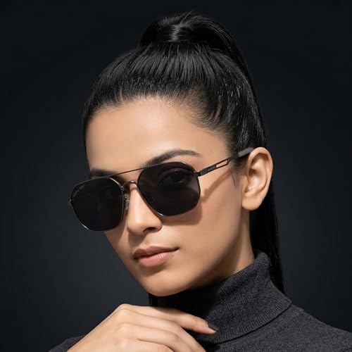 Image of ROYAL SON Polarized Stylish Sunglasses | UV Protection | Branded Retro Square | Classic | Men & Women | Large | SG-RS1114