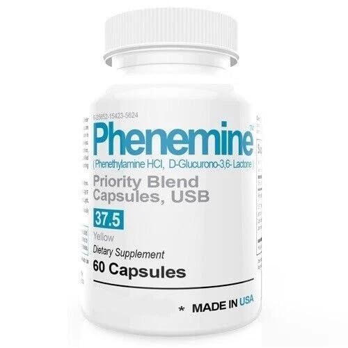 Amazon.com: Phene.Mine Diet Pills 37.5, Priority Blend 60 Capsules (1pack)  : Health & Household