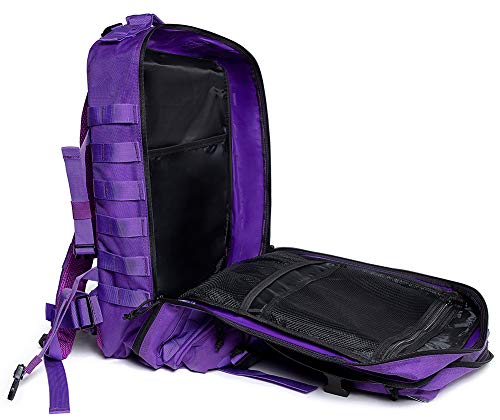 Image of QT&QY 45L Military Tactical Backpacks Molle Army Assault Pack 3 Day Bug Out Bag Hiking Treeking Rucksack