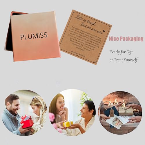 Image of Plumiss Women Boho Handmade Natural Stone Crystal Leather Bead Wrap Bracelets Collection