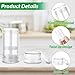 LOLYSIC 20 Pack 30ml/1oz Empty Deodorant Containers, Plastic Empty Deodorant Stick Containers, Twist Up Filling Stick Clear Deodorant Container Refillable Deodorant Bottles for DIY Chapstick Lip Balm