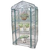  Denash Carpas de invernadero, 69x49x126cm PVC Jardín Invernadero Plantas de flores Jardinería Cubierta de tela para exteriores Impermeable Anti-UV Transpirabilidad solar