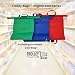 Trolley Bags original vibe set of 3 Shopping Bags with cool bag, Replace Carrier Bags, Heavy Duty Fabric Foldable Bag Organiser for Grocery Food Shopping, Washable (Red, blue, green)