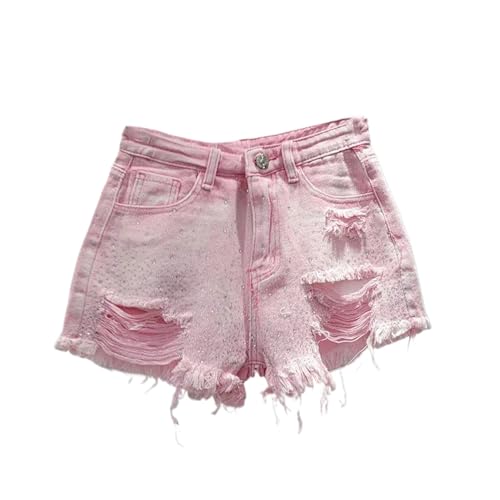 Short d'été en denim à jambes larges idéal pour les festivals et soirées de vacances
