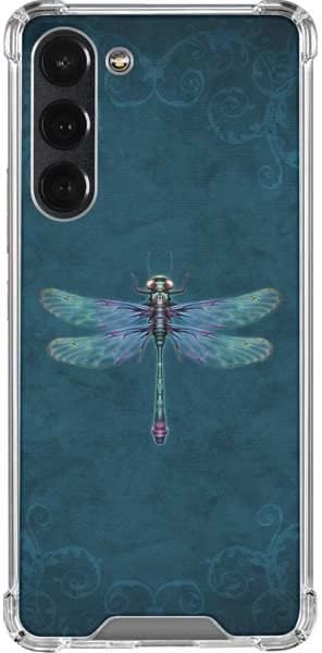Skinit Clear Phone Case Compatible with Galaxy S23 Plus - Officially Licensed Mystical Dragonfly by Brigid Ashwood Design