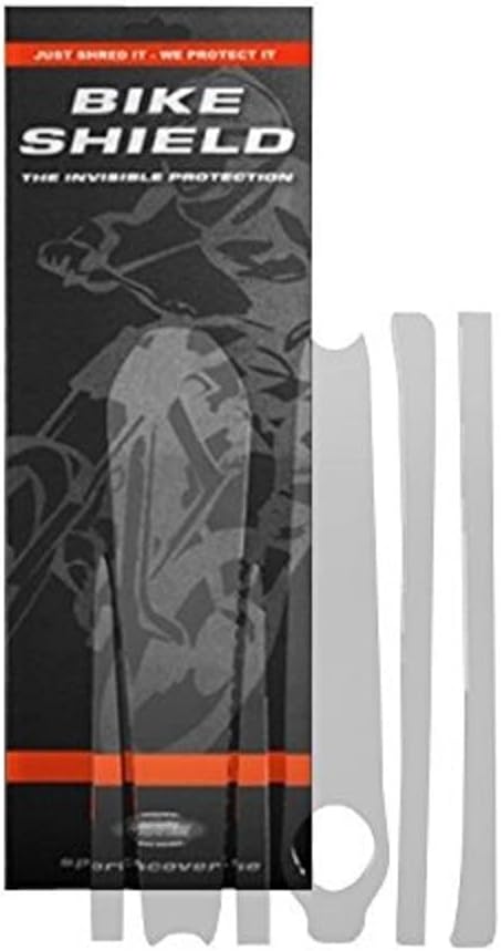 Crank Shield Crank Arm Protection, Transparent Gloss