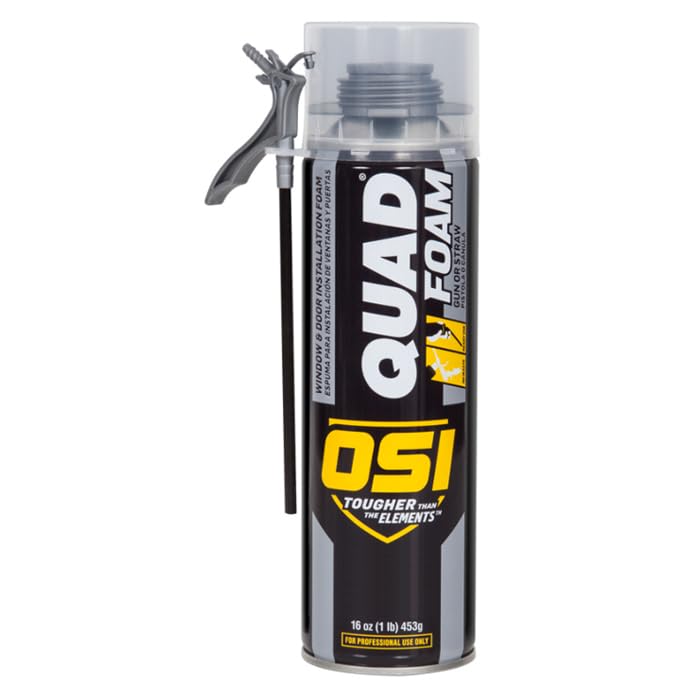 16-Pack of 16 oz OSI 2629456 Quad Foam Window & Door Installation Foam Sealant