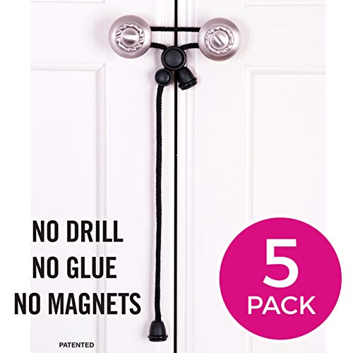 Kiscords Baby Safety Cabinet Locks for Knobs Child Safety Cabinet Latches for Home