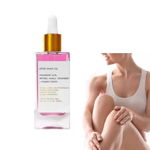 Vanilla de fresa después del aceite de afeitado, suave después del aceite de afeitado mujeres, prevenir pelos encarnados y sequedad, servicio suave después de un aceite de afeitado (1pcs)