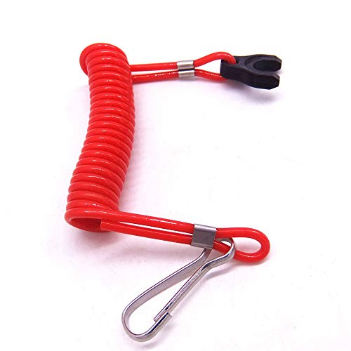 Boat Engine 353068210 353-06821-0 353068210M Kill Stop Switch Safety Lanyard Cord For Tohatsu & For Nissan Outboard Motor Ns F 2.5Hp-140Hp, 823054 823054Q For Mercury Mercruiser Quicksilver #TOP2