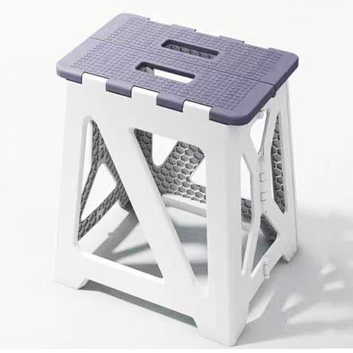 GOYUWEN Foldable Bath Shower Safety Chair Seat Grey, Foldable and Anti-Slip Bench Bathtub Stool for...