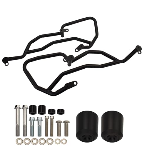 Midimttop Motorcycle Parts Crash Bar Frame Slider Engine Bumper Guard Crash Bar Protector Frame Protection Compatible for Ya&ma&ha Tracer 9/GT 9GT Accessories 2021 2022 2023 2024 - Thumbnail 6