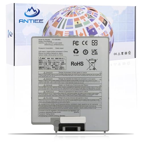 ANTIEE 94Wh FZ-VZSU88U Laptop Batterie Compatible Avec Toughpad FZ-G1 MK1 MK2 MK3 MK4 MK5 FZ-G1A FZ-G1B FZ-G1C FZ-G1F FZ-G1J FZ-G1K FZ-G1L FZ-G1M FZ-G1N FZ-G1AABDXER FZ-G1FA3AFCM Series