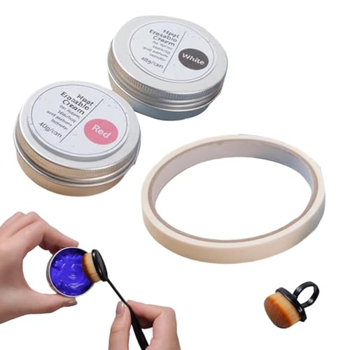 Crema de borrado por calor con cinta de precisión suave para bordados limpios en el hogar