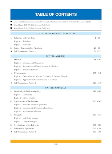 Image of Oswaal CBSE & NCERT One for All Class 12 Mathematics (For 2026 Exam)