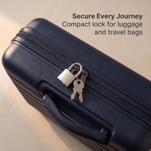 Image of 12 Pcs Mini Suitcase Locks with Different Keys Small Keyed Padlocks(Silver) | Toolbox Backpack Boxes Travel Bags Locker Locks