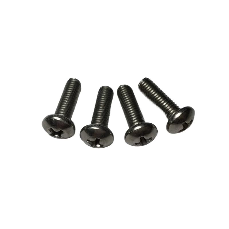 Titanium Phillips Cross Head Plow Bolts M1 M1 4 M1 6 M2 M2 5 M3 M4 M5 M6 Pan Head Machine Screws Lightweight Fasteners (50,M4 x 12mm)