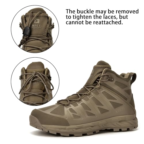 Image of XPETI Men's Stealth Mid Tactical Boots