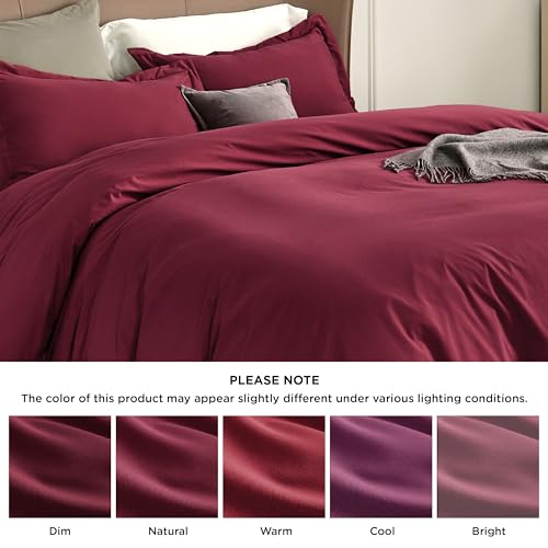 image for Bedsure Duvet Cover Full Size - Soft Double Brushed Bedding Set for Ki
