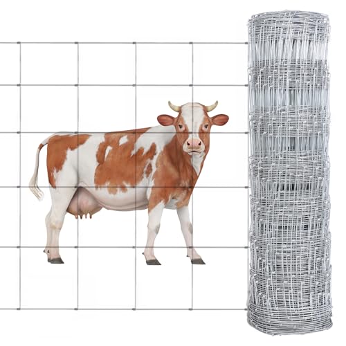 11 Best Livestock Fencing for Protecting Animals That Old Farmers Swear By 11 14 Gauge Farm Fence 4' x 328'