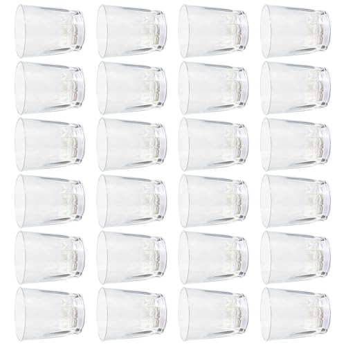 Lot de 24 verres à eau avec lumière LED colorée réutilisables - 7